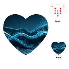 Technology Computer Background (1) Playing Cards Single Design (heart) by Simbadda