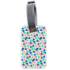 Pop Triangles Luggage Tag (two Sides) by ConteMonfrey