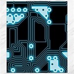A Completely Seamless Background Design Circuitry Canvas 8  x 10  8.15 x9.66  Canvas - 1