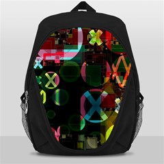 Abstract Color Texture Creative Backpack Bag by Uceng