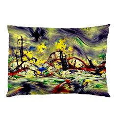 Abstract Arts Psychedelic Art Experimental Pillow Case (two Sides) by Uceng