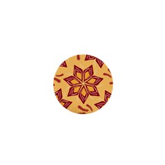 Flower Mandala Template Sketch Drawing Art 1  Mini Buttons by Uceng