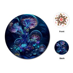 Fantasy People Mysticism Composing Fairytale Art 3 Playing Cards Single Design (round) by Uceng