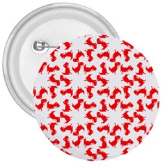 Lonely T-rex Dinosaur Dinosaur Game Pattern 3  Buttons by Ravend