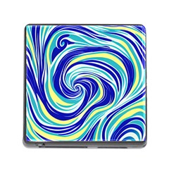 Pattern Design Swirl Watercolor Art Memory Card Reader (square 5 Slot) by Ravend