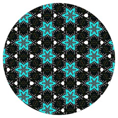 Pattern Design Scrapbooking Colorful Stars Round Trivet by Ravend