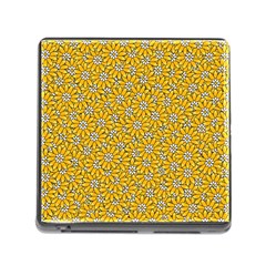 Flowers Bloom Art Colorful Artwork Design Pattern Memory Card Reader (square 5 Slot) by Ravend