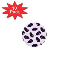 Eggplant 1  Mini Buttons (10 Pack)  by SychEva
