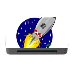 Rocket Ship Launch Vehicle Moon Memory Card Reader With Cf by Salman4z