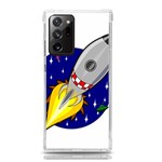 Rocket Ship Launch Vehicle Moon Samsung Galaxy Note 20 Ultra TPU UV Case Front