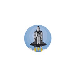 Rocket Shuttle Spaceship Science 1  Mini Magnets by Salman4z