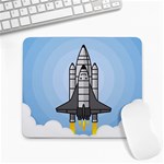 Rocket Shuttle Spaceship Science Large Mousepad Front