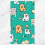 Seamless-pattern-cute-cat-cartoon-with-hand-drawn-style Canvas 40  x 72  39.28 x69.23  Canvas - 1