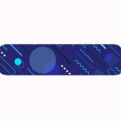 Classic-blue-background-abstract-style Large Bar Mat by Salman4z