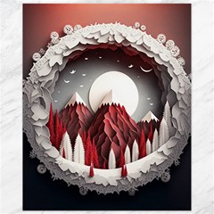 Christmas Wreath Winter Festive Season Nature Canvas 11  X 14  by Ravend