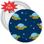 Seamless-pattern-ufo-with-star-space-galaxy-background 3  Buttons (10 pack)  Front
