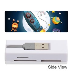 Spaceship-astronaut-space Memory Card Reader (stick) by Salman4z