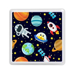 Space-seamless-pattern   - Memory Card Reader (square) by Salman4z