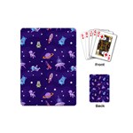 Space-seamless-pattern Playing Cards Single Design (Mini) Back