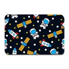 Seamless-adventure-space-vector-pattern-background Plate Mats by Salman4z