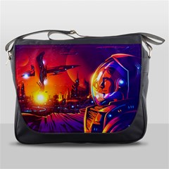 Far-future-human-colonization Messenger Bag by Salman4z