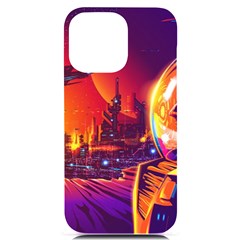 Far-future-human-colonization Iphone 14 Pro Max Black Uv Print Case by Salman4z