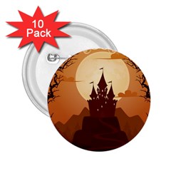 Beautiful-castle 2 25  Buttons (10 Pack)  by Salman4z