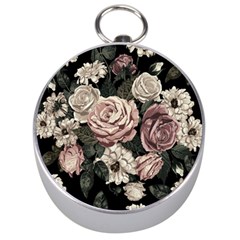 Elegant-seamless-pattern-blush-toned-rustic-flowers Silver Compasses by Salman4z