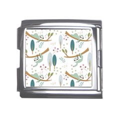 Pattern-sloth-woodland Mega Link Italian Charm (18mm) by Salman4z