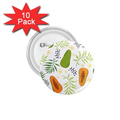 Seamless-tropical-pattern-with-papaya 1 75  Buttons (10 Pack) by Salman4z