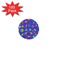 Virus-seamless-pattern 1  Mini Buttons (100 Pack)  by Salman4z