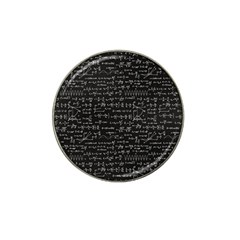 Math-equations-formulas-pattern Hat Clip Ball Marker (10 Pack) by Salman4z