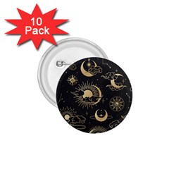 Asian-seamless-pattern-with-clouds-moon-sun-stars-vector-collection-oriental-chinese-japanese-korean 1 75  Buttons (10 Pack) by Salman4z