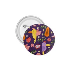 Exotic-seamless-pattern-with-parrots-fruits 1 75  Buttons by Salman4z