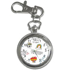 Abstract-fashion-background-suitable-fabric-printing Key Chain Watches by Salman4z