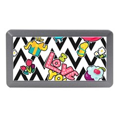 Vector-romantic-love-seamless-pattern Memory Card Reader (mini) by Salman4z