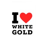 I love white gold  Memory Card Reader (Rectangular) Front