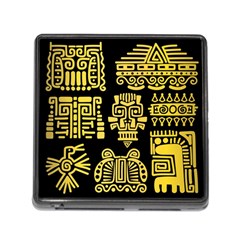 American-golden-ancient-totems Memory Card Reader (square 5 Slot) by Salman4z