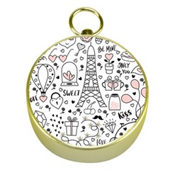 Big-collection-with-hand-drawn-objects-valentines-day Gold Compasses by Salman4z