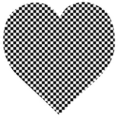 Background Black Board Checker Checkerboard Wooden Puzzle Heart by pakminggu