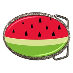 Watermelon Fruit Food Healthy Vitamins Nutrition Belt Buckles by pakminggu