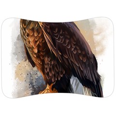 Eagle Art Eagle Watercolor Painting Bird Animal Velour Seat Head Rest Cushion by pakminggu