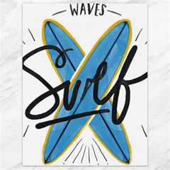 Wave Surfing Surfboard Surfing Canvas 18  X 24  by pakminggu