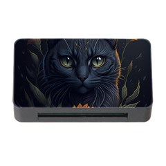 Art Cat Drawing Mammal Animal Feline Memory Card Reader With Cf by pakminggu