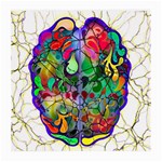 Brain Head Mind Man Silhouette Medium Glasses Cloth Front