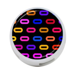 Pattern Background Structure Black 4-port Usb Hub (one Side) by danenraven