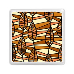 Autumn Leaf Mosaic Seamless Memory Card Reader (square) by danenraven