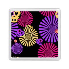 Seamless Halloween Day Of The Dead Memory Card Reader (square) by danenraven