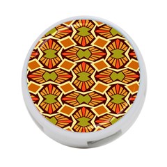 Geometry Shape Retro Trendy Symbol 4-port Usb Hub (two Sides) by danenraven