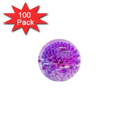 Dahlia Blossom Bloom Dahlias Fall 1  Mini Buttons (100 Pack)  by danenraven
